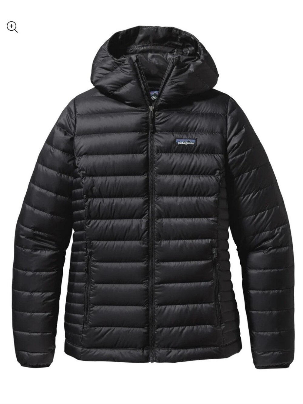 Patagonia W's Down Sweater Hoody In Black